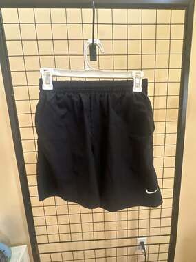 Youth Nike Dri-FIT Elastic Waist Running Shorts - Black